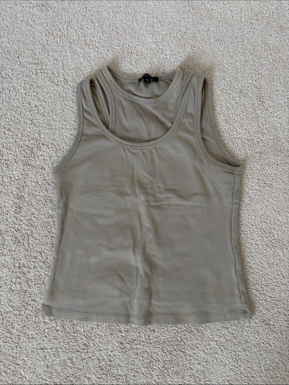 Dynamite W Sleeveless Ribbed Tank Top